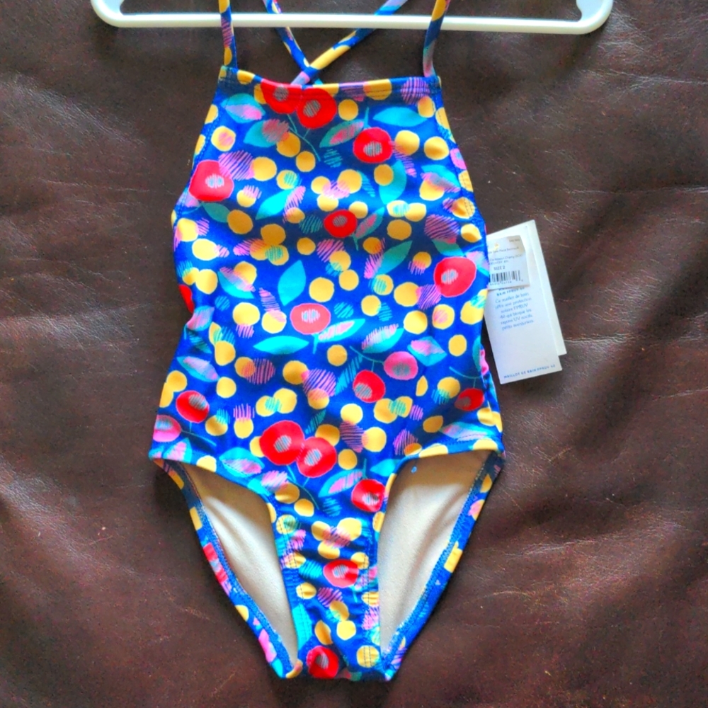 Tea Collection NWT 2T Blue & Yellow Swimsuit